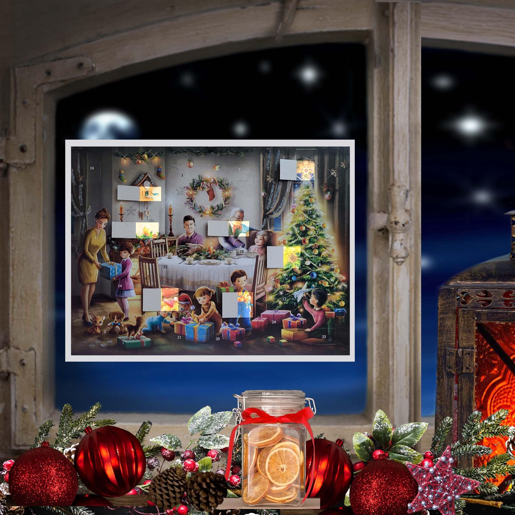 sellmer-verlag-adventskalender-heute-ist-bescherung-gro-format-querformat-gesche image 2