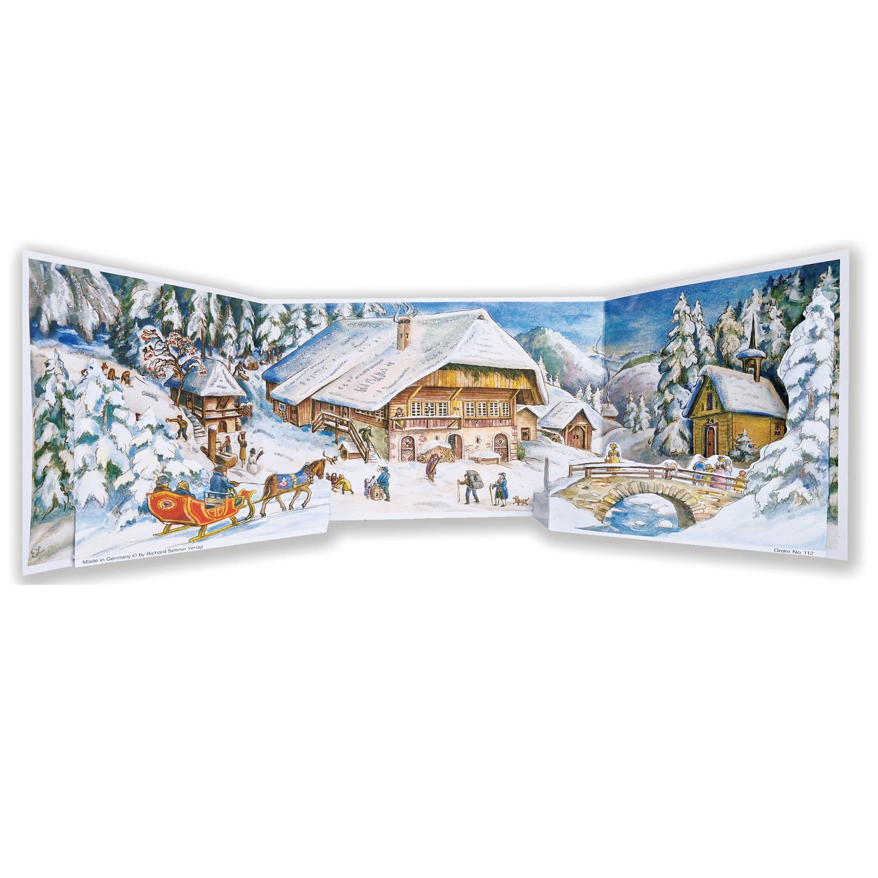 sellmer-verlag-panorama-adventskalender-weihnachten-in-den-alpen-3d-kulissen image 1