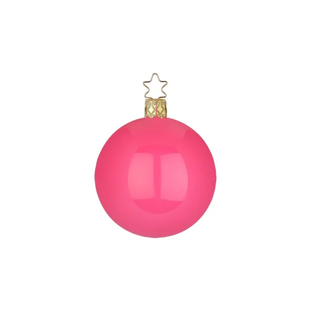 inge-glas-kugeln-pink-emaille-10-cm-christbaumkugeln-glas image 1