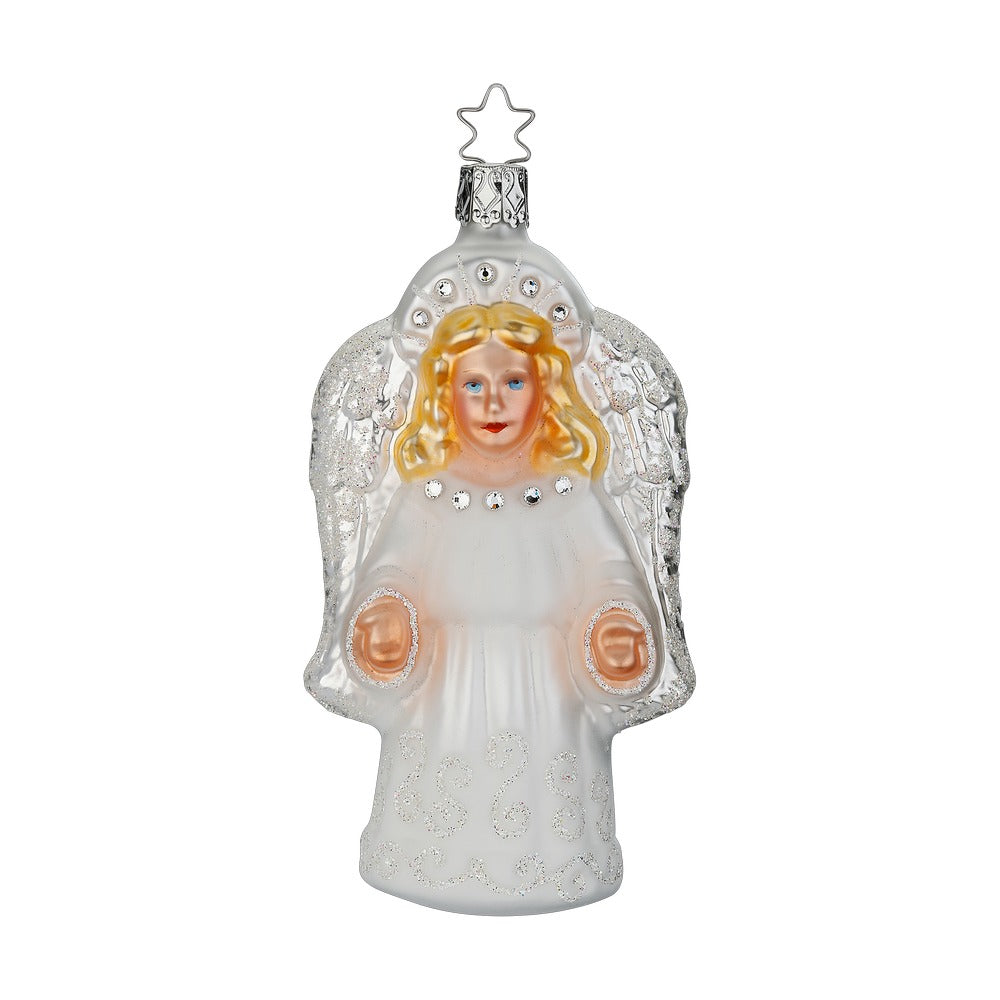 inge-glas-glanzvoller-engel-glas-figur-13-cm-wei image 1