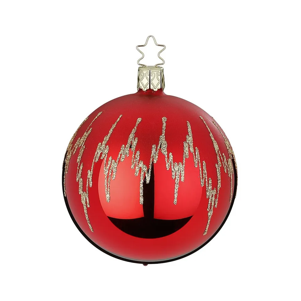 inge-glas-festtagsfreude-christbaumkugel-8-cm-rot-classic image 1