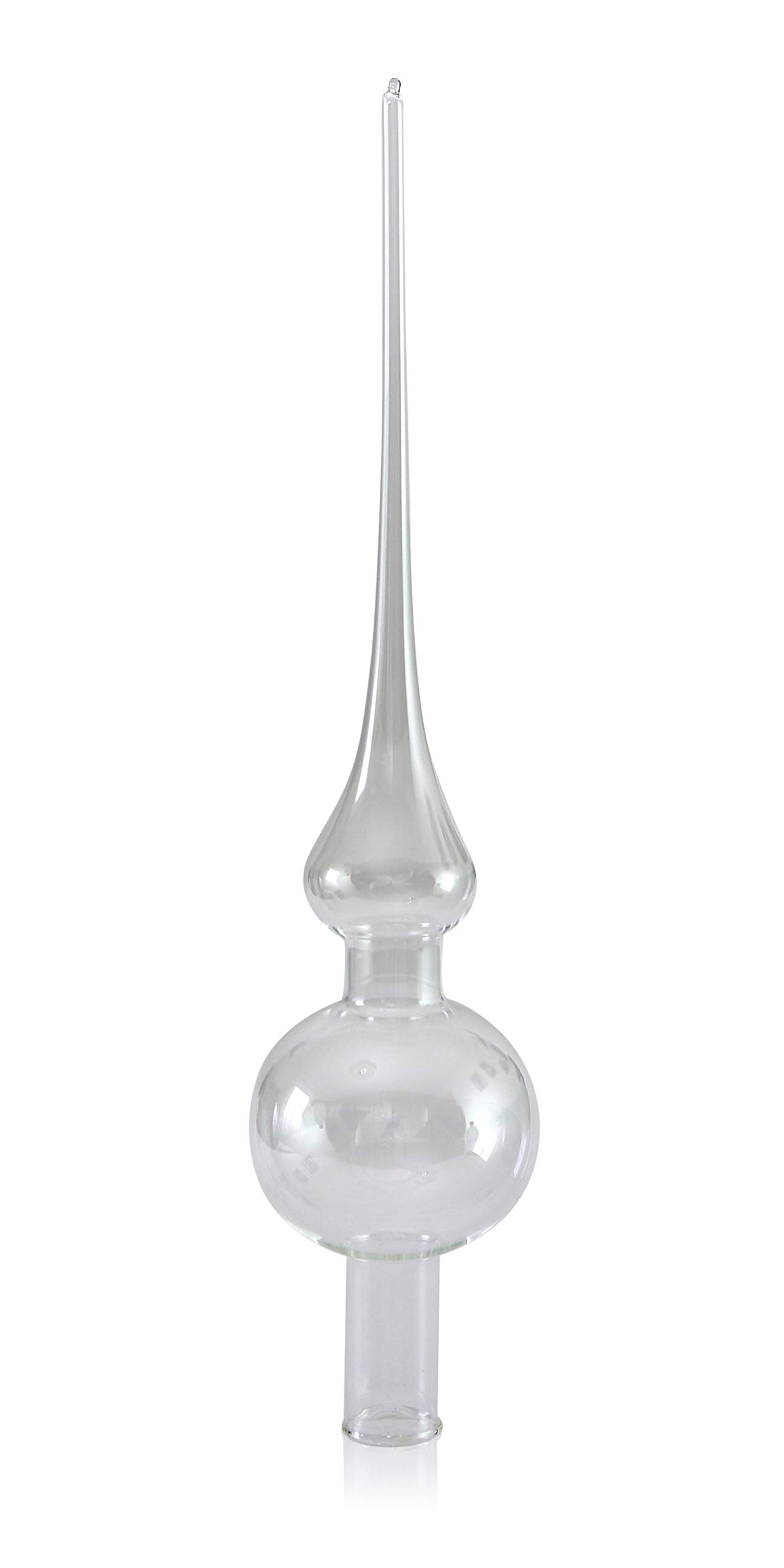 lauschaer-glas-christbaumspitze-klarglas-6-cm image 1