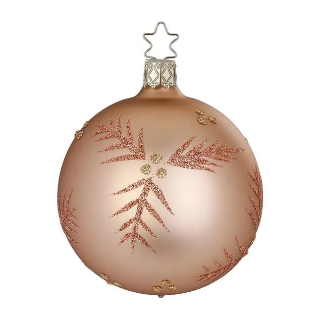 inge-glas-tannenzauber-glas-baumkugel-8-cm-beige-creme image 1
