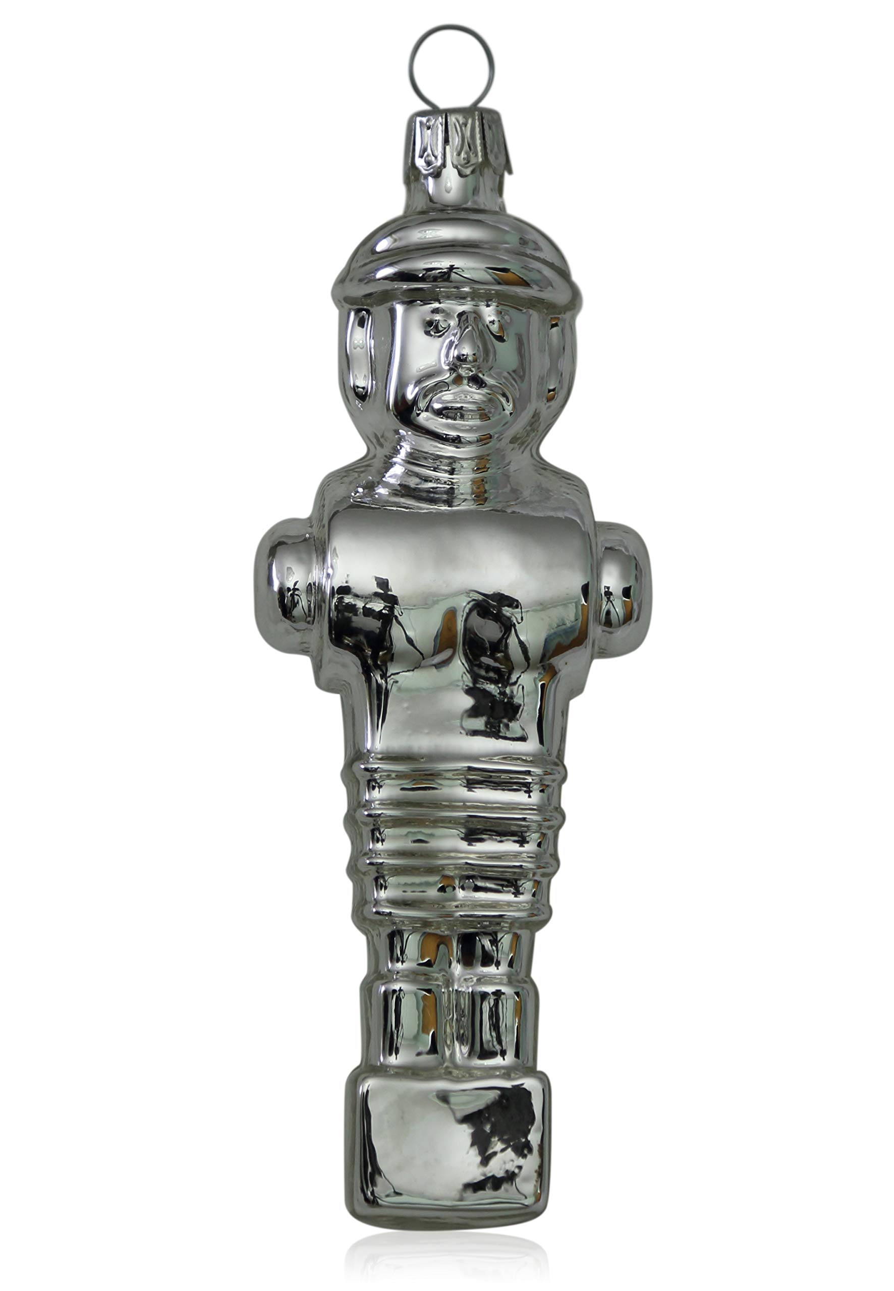 lauschaer-glas-christbaumschmuck-kickerfigur-silber-glanz-3-st-ck-mundgeblasen image 1
