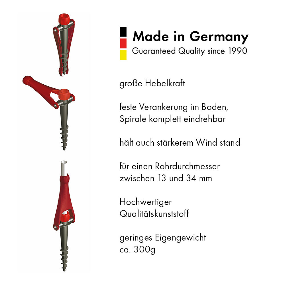 krinner-vario-drill-rot-sonnenschirmhalter-erdanker image 5