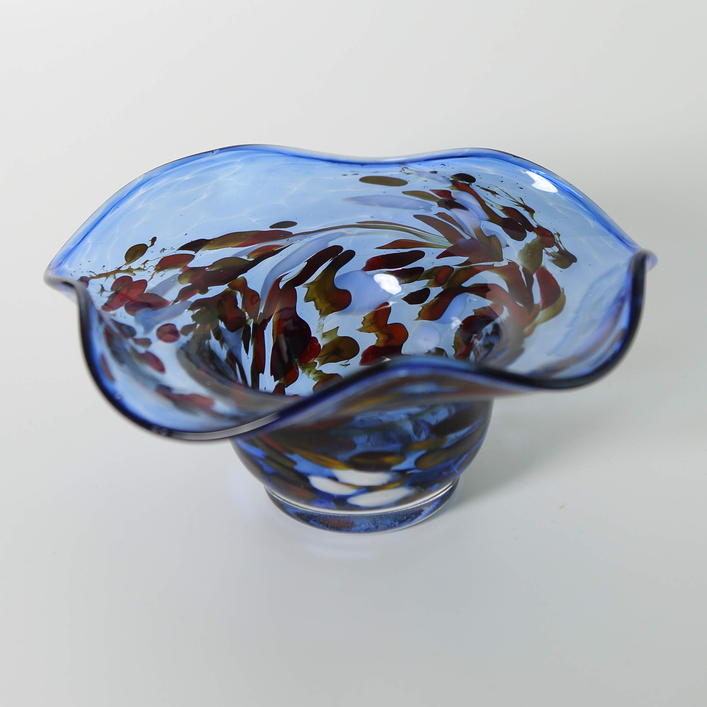 lauschaer-glas-schale-kerzenhalter-granulat-20x8cm-aquablau image 2