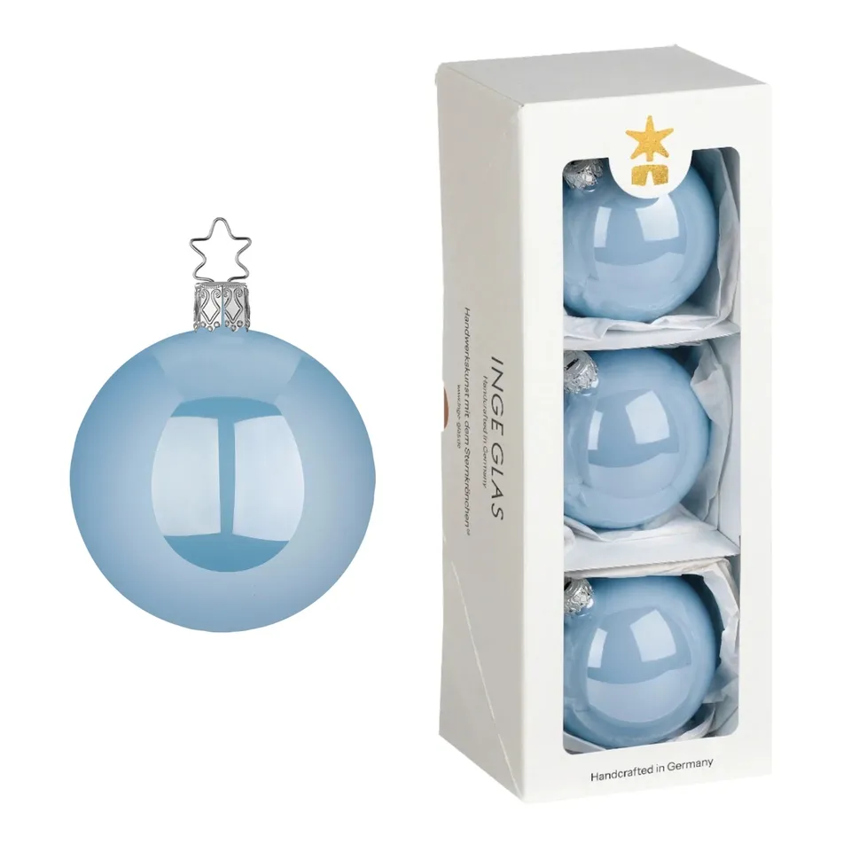 inge-glas-kugeln-azur-opal-8-cm-christbaumkugeln image 1