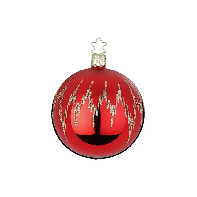 inge-glas-festtagsfreude-christbaumkugel-glas-rot-6-cm image 1