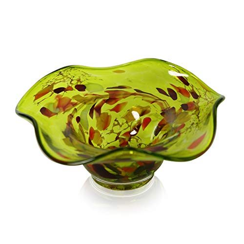 lauschaer-glas-kerzenhalter-schale-zitronengelb-13-cm-h-5-cm-mundgeblasen-handge image 4