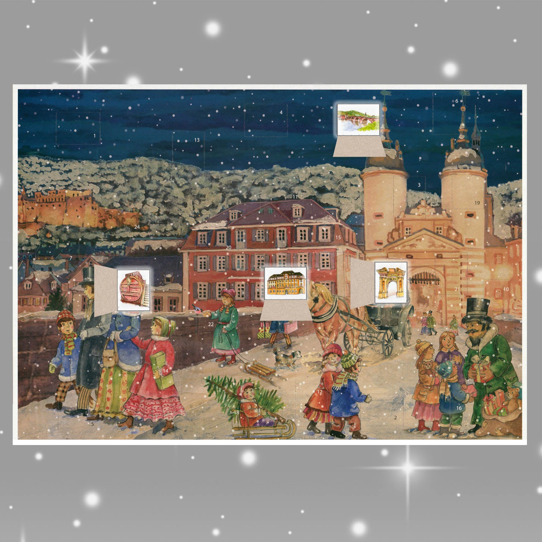 sellmer-verlag-adventskalender-heidelberg-a3-querformat image 2