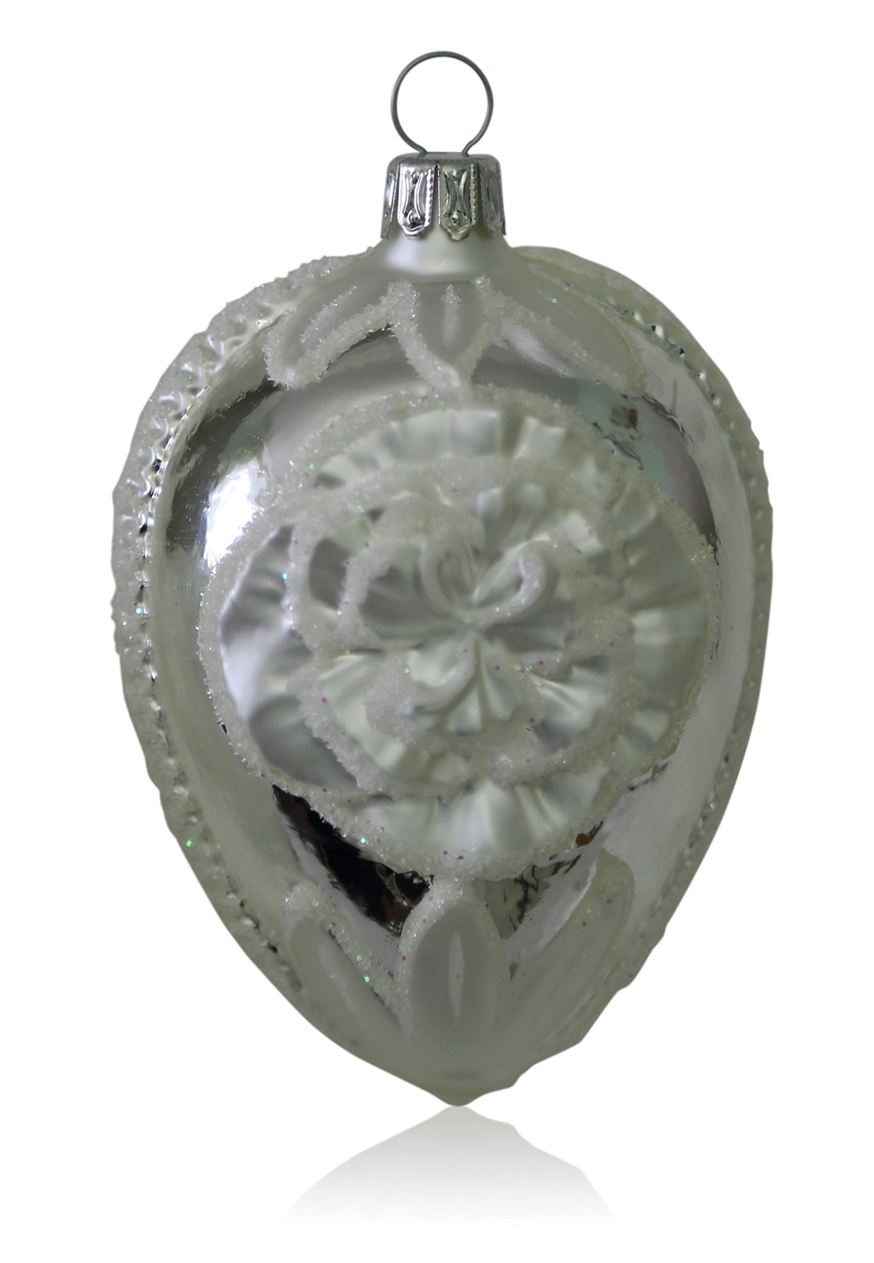 lauschaer-glas-ornamentei-mit-blume-silber-3-st-ck-l-10-cm-christbaumschmuck image 1