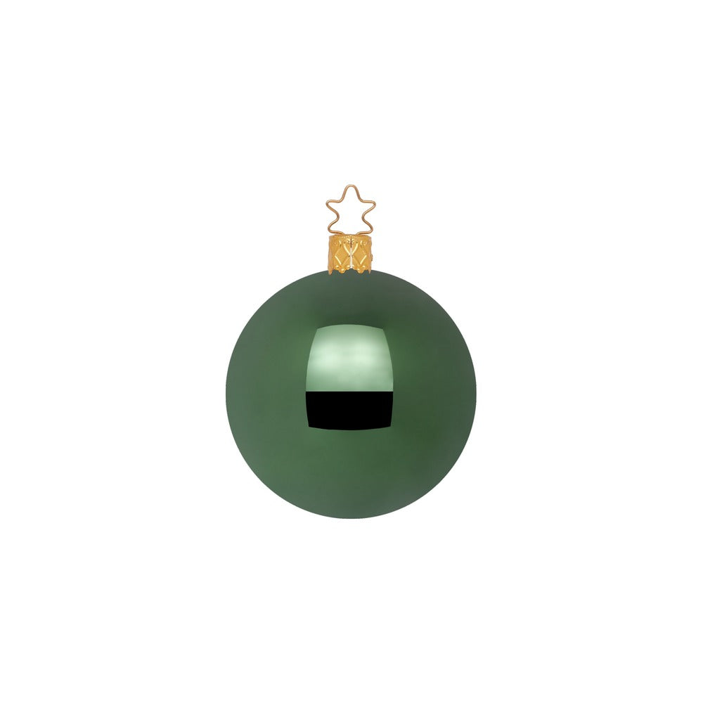 inge-glas-christbaumkugel-jagdgr-n-glanz-8-cm image 1