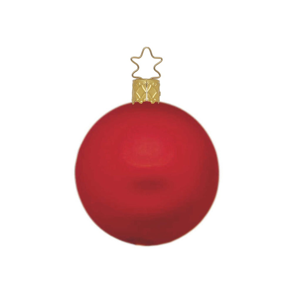inge-glas-kugel-rot-matt-12-cm-glas-christbaumkugel image 1