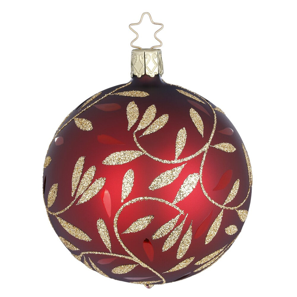 inge-glas-freudentanz-glas-christbaumkugel-8-cm-burgundy image 1