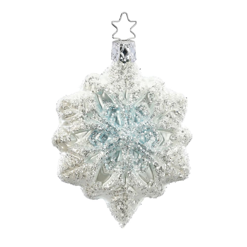 inge-glas-schneeflocke-christbaumschmuck-9-cm-wei image 1