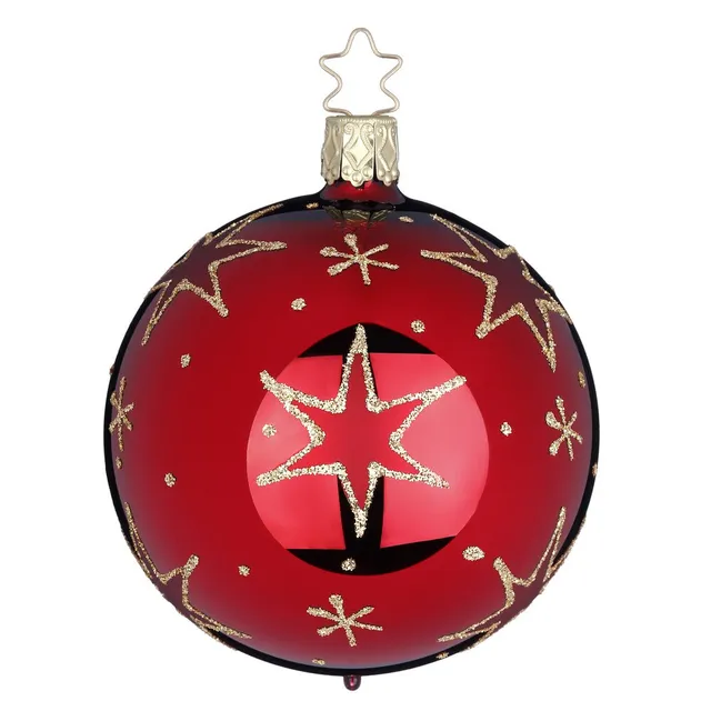 inge-glas-funkelnde-sterne-glas-christbaumkugel-8-cm image 1