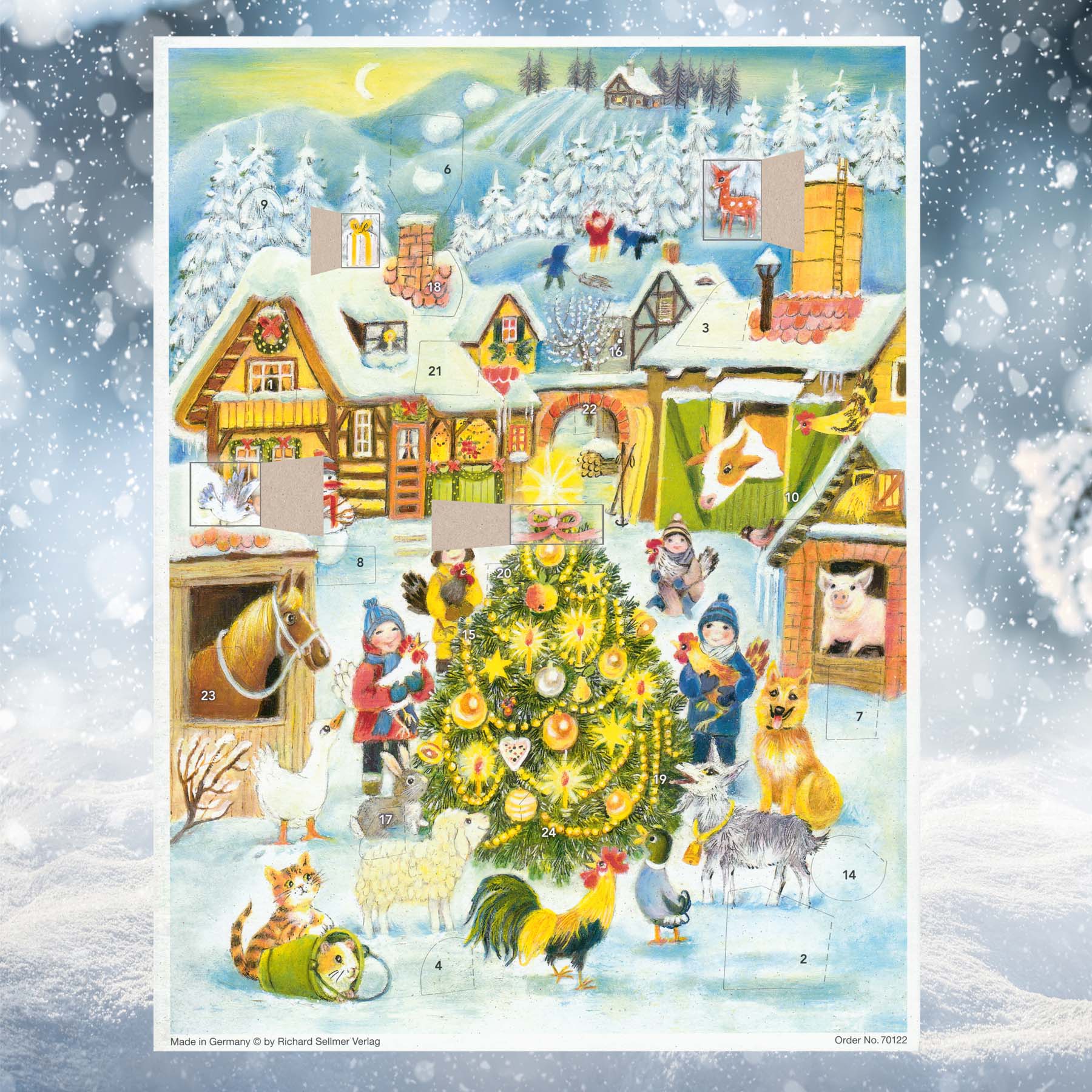 sellmer-verlag-adventskalender-weihnachten-auf-dem-bauernhof-f-r-kinder image 2