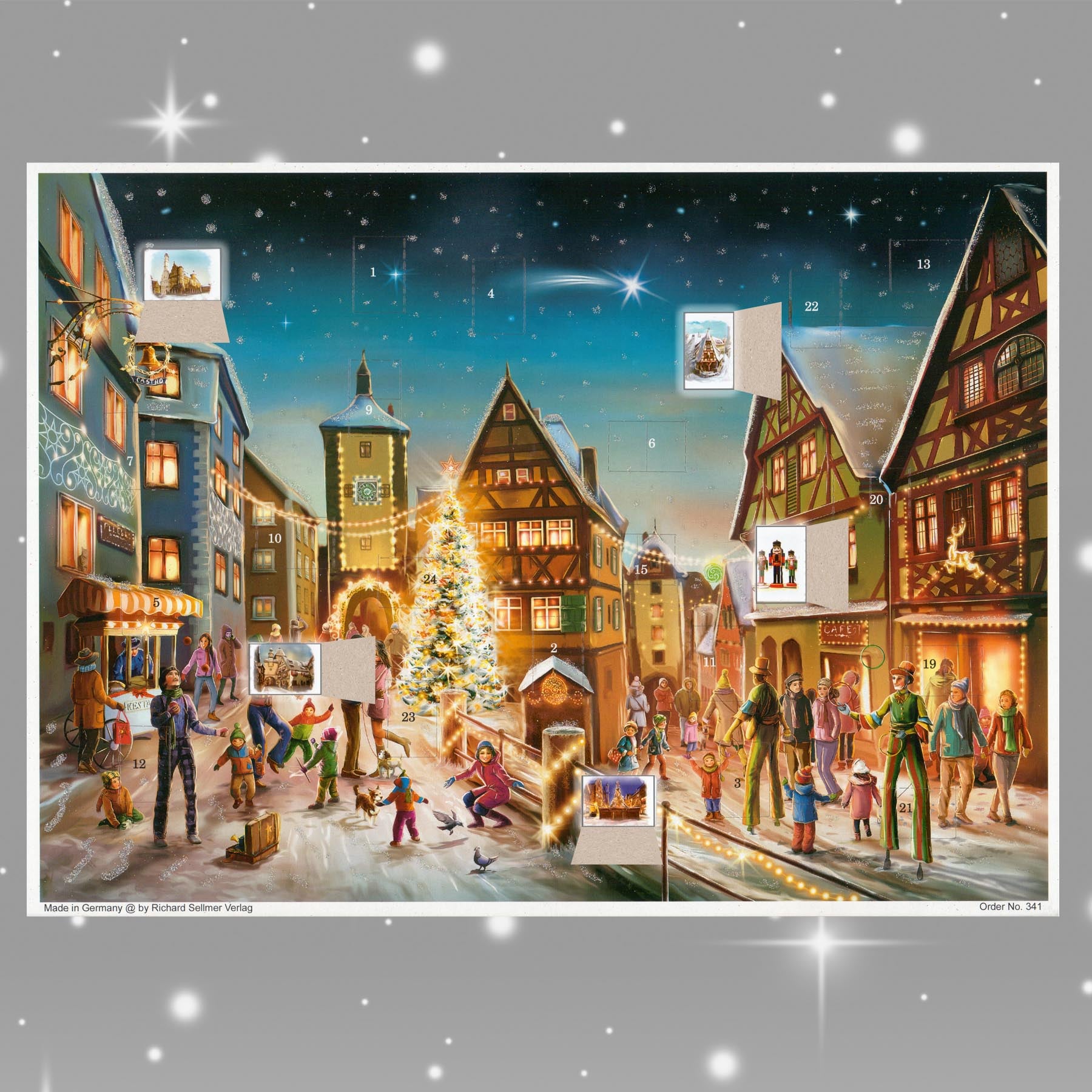 sellmer-verlag-adventskalender-rothenburg-a3-papier-adventskalender-querformat-s image 2