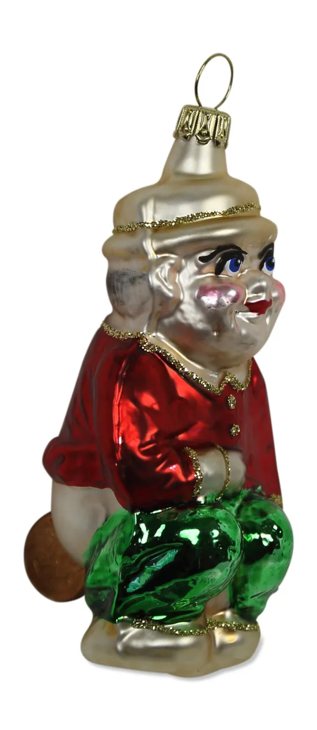 lauschaer-glas-christbaumschmuck-euroschei-er-mundgeblasen-handdekoriert image 1
