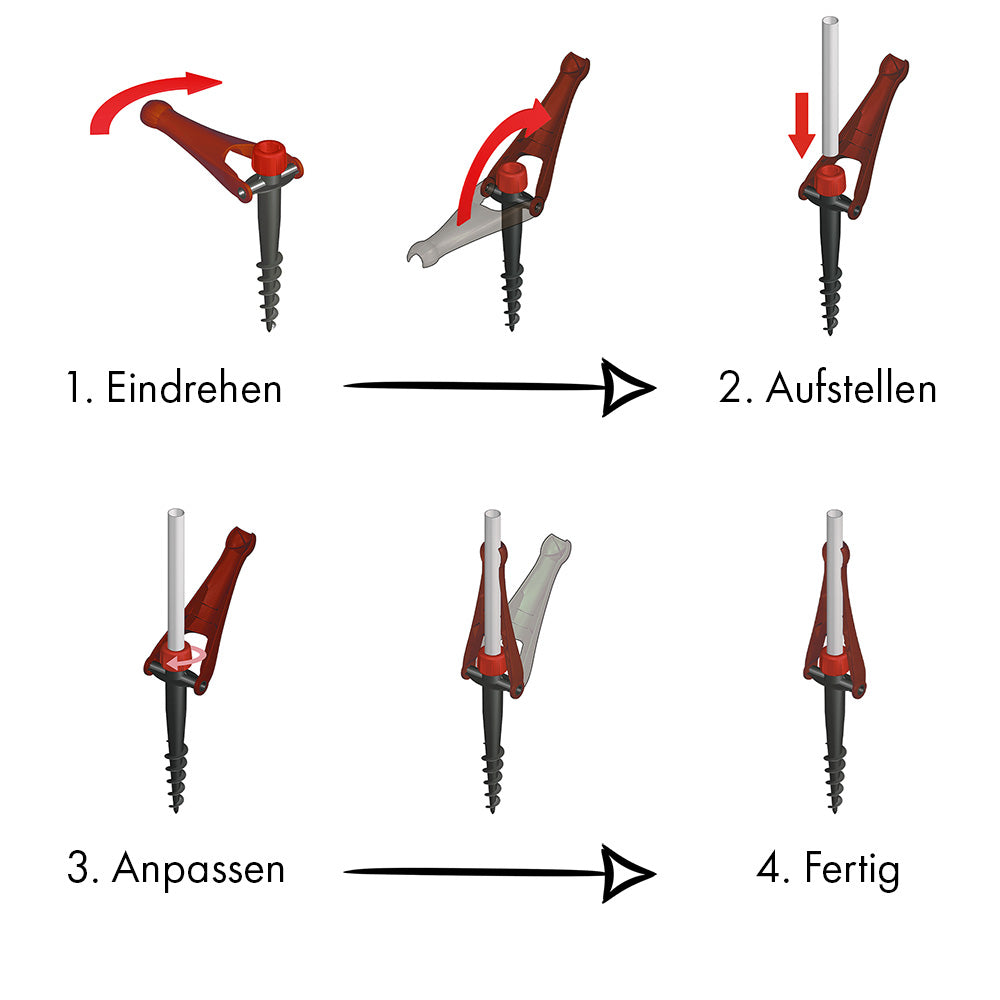 krinner-vario-drill-rot-sonnenschirmhalter-erdanker image 6