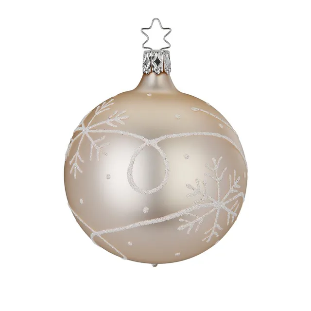 inge-glas-winterzauber-christbaumkugel-8-cm-creme image 1