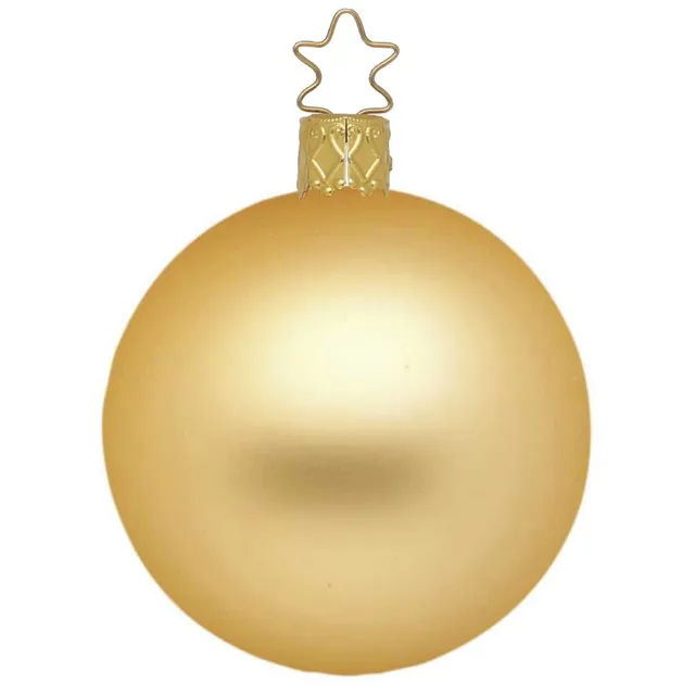 inge-glas-kugel-inkagold-matt-15-cm-christbaumkugel-aus-glas image 1