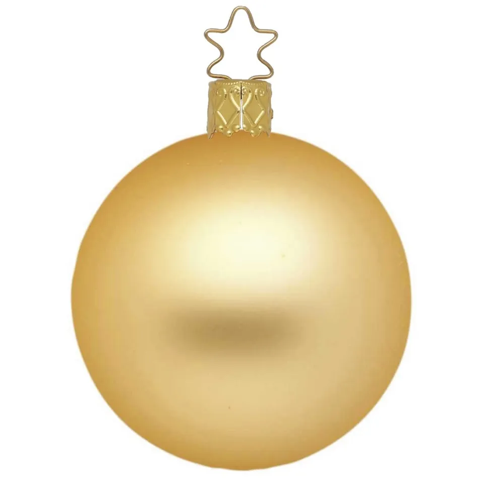 inge-glas-kugel-inkagold-matt-15-cm-christbaumkugel-aus-glas image 1