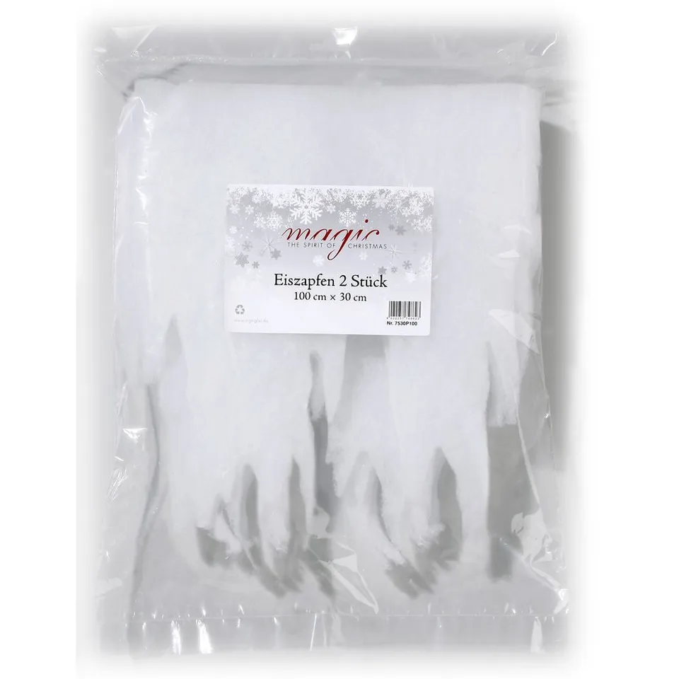 inge-glas-eiszapfen-deko-set-textil-100-x-30-cm-2-st-ck-wei image 1