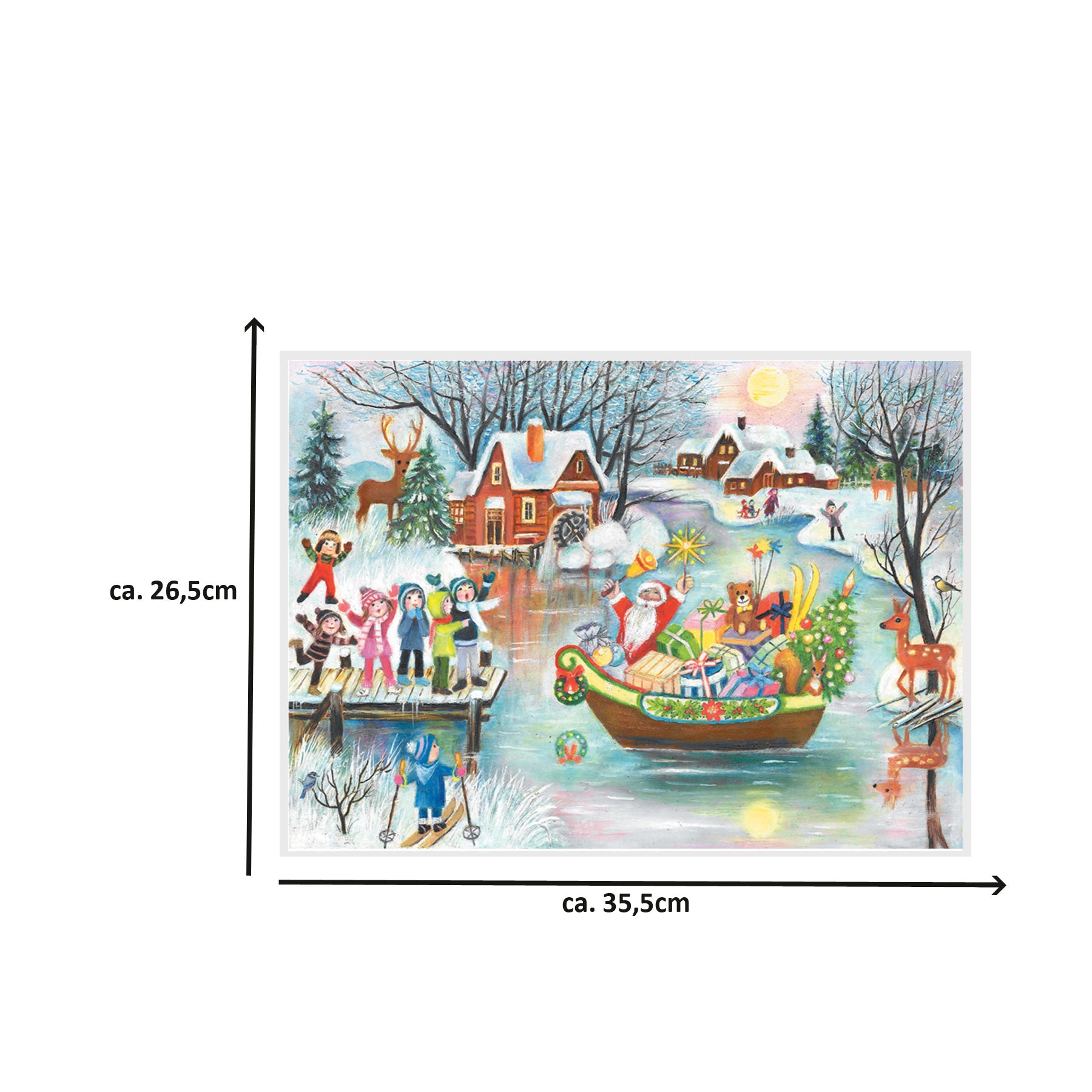 sellmer-verlag-adventskalender-weihnachtsmann-im-boot-gro-format image 5