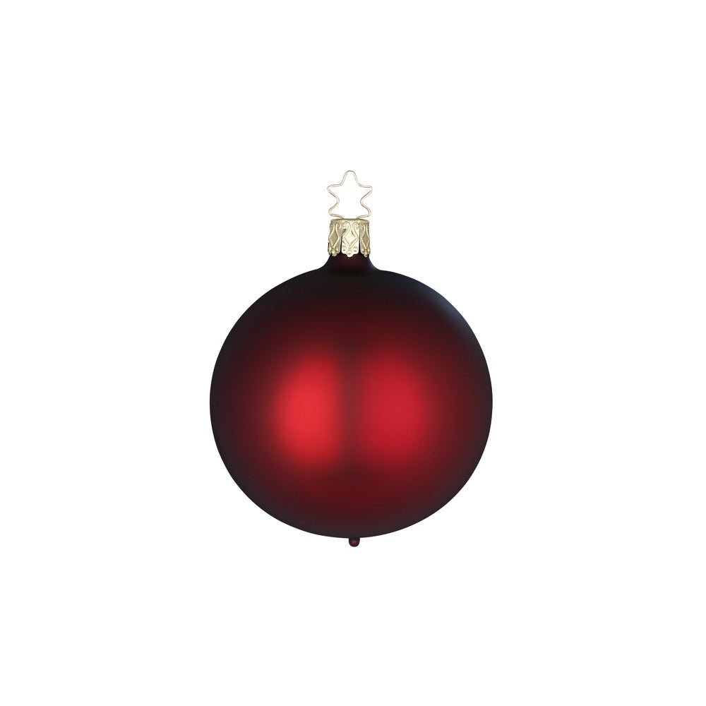 inge-glas-kugeln-imperialrot-matt-10-cm-christbaumkugel image 2