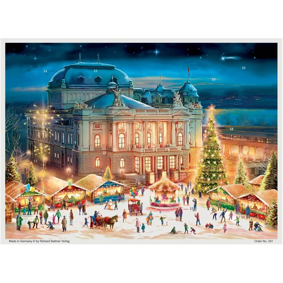 sellmer-verlag-adventskalender-z-rich-oper-a3-mit-glimmer image 1