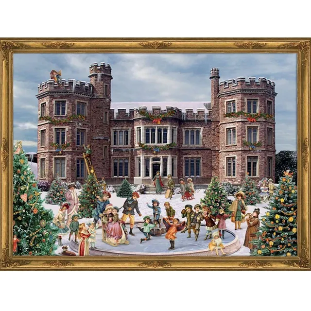 sellmer-verlag-adventskalender-viktorianisches-landschloss-gro-format image 1