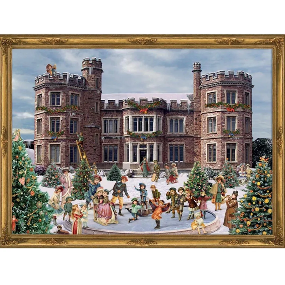 sellmer-verlag-adventskalender-viktorianisches-landschloss-gro-format image 1
