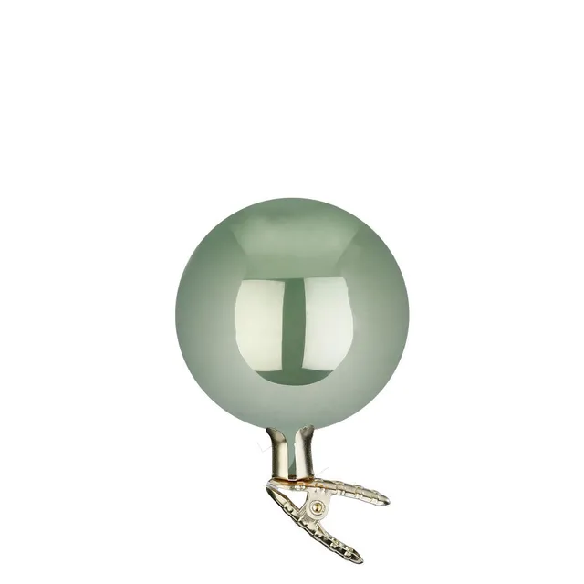 inge-glas-kugeln-auf-clip-adventsdeko-salbei-opal-10-cm image 1