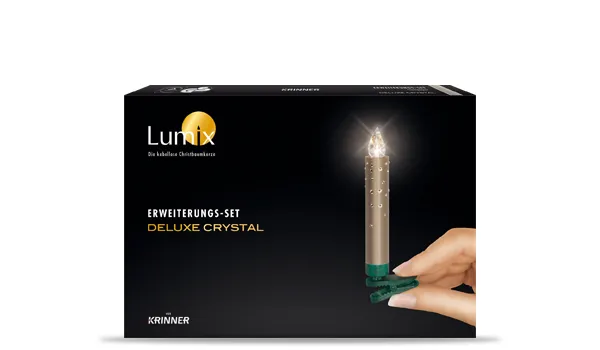 krinner-lumix-deluxe-crystal-champagner-erweiterung-5-led-kerzen image 1