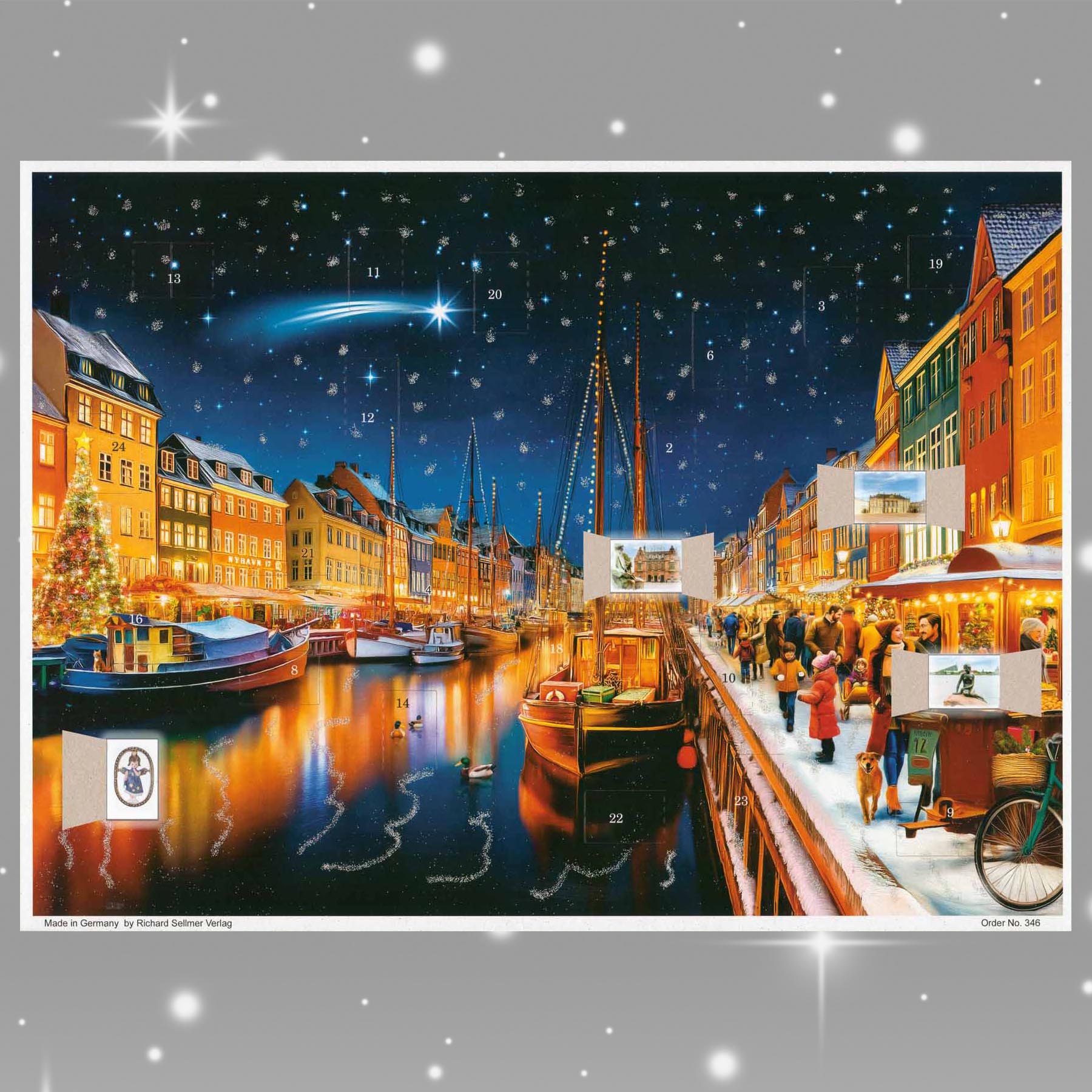 sellmer-verlag-adventskalender-kopenhagen-nyhavn-a3 image 2