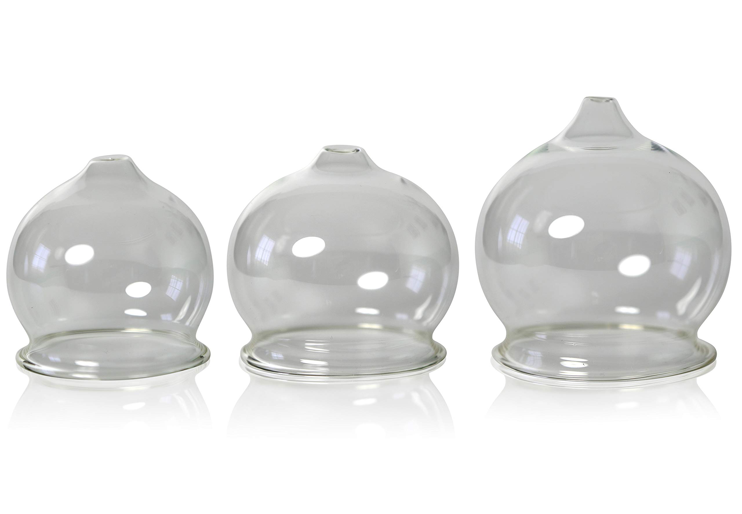 lauschaer-glas-feuer-schr-pfgl-ser-3er-set-60-70-80-mm-mundgeblasen image 1