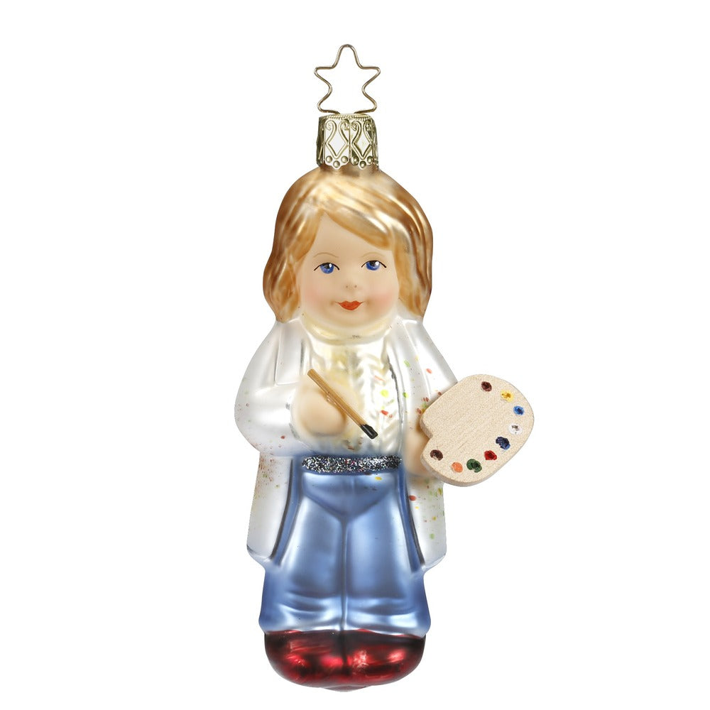 inge-glas-ich-mal-dir-was-glas-anh-nger-11-cm-kinder-winter image 1