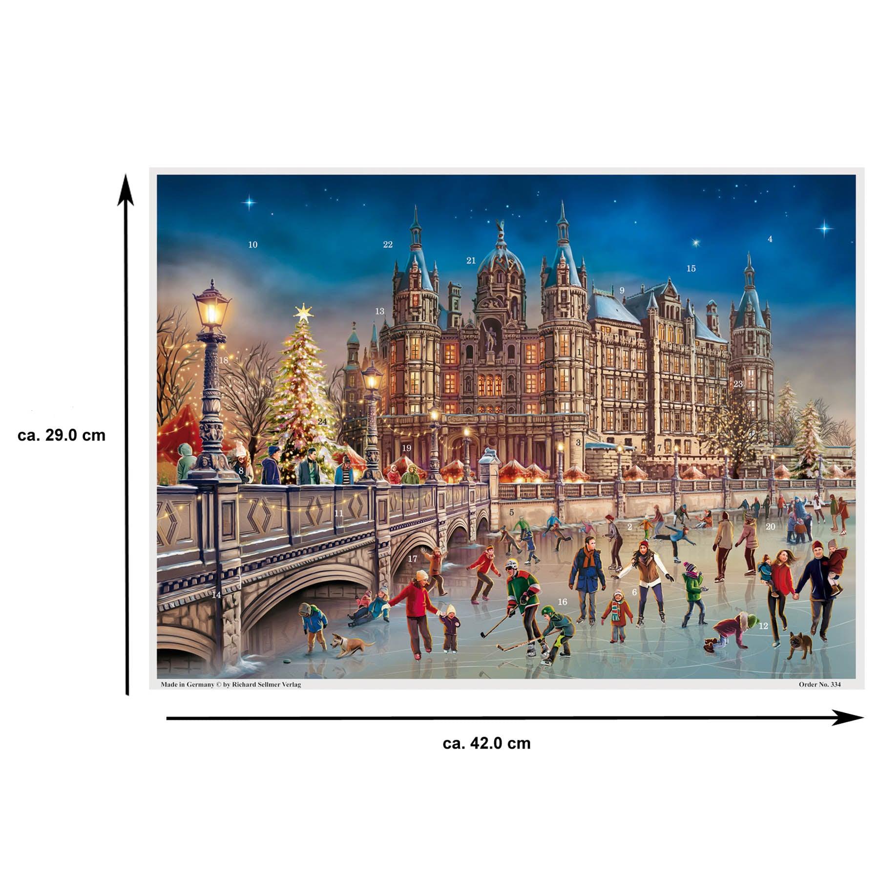 sellmer-verlag-adventskalender-schweriner-schloss-a3-querformat image 3