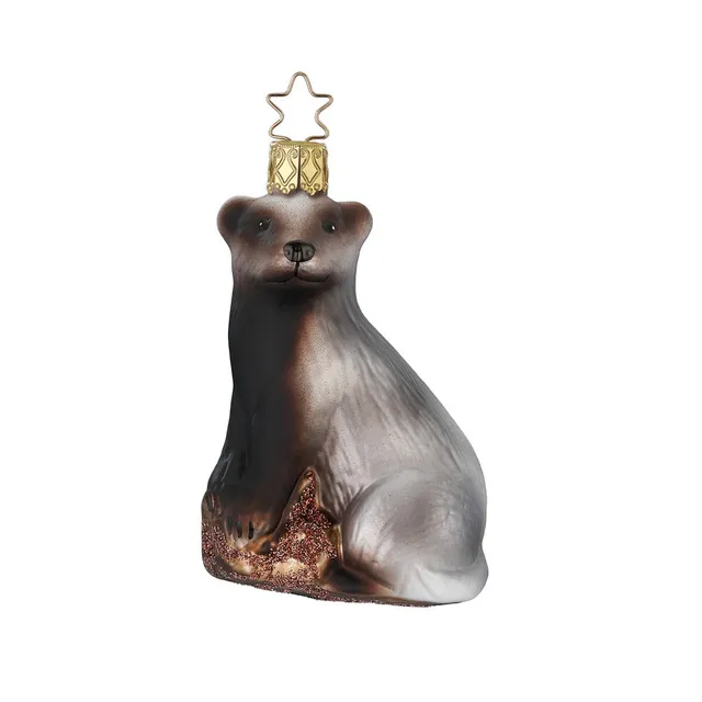 inge-glas-dachs-glasfigur-christbaumanh-nger-9-cm image 1