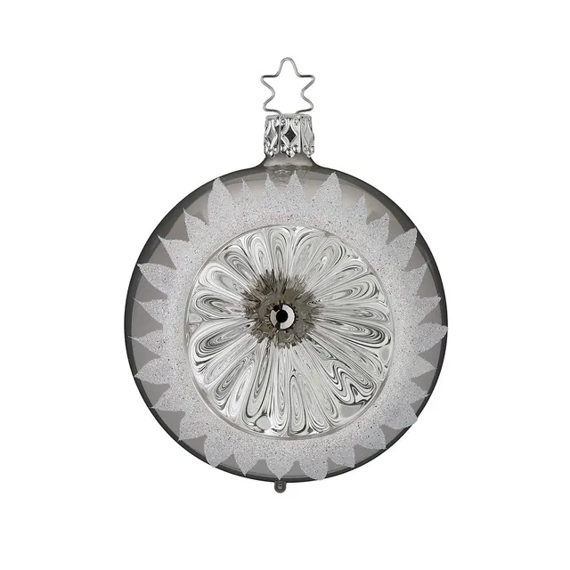 inge-glas-christbaumkugel-winterjuwel-8-cm-grau image 1