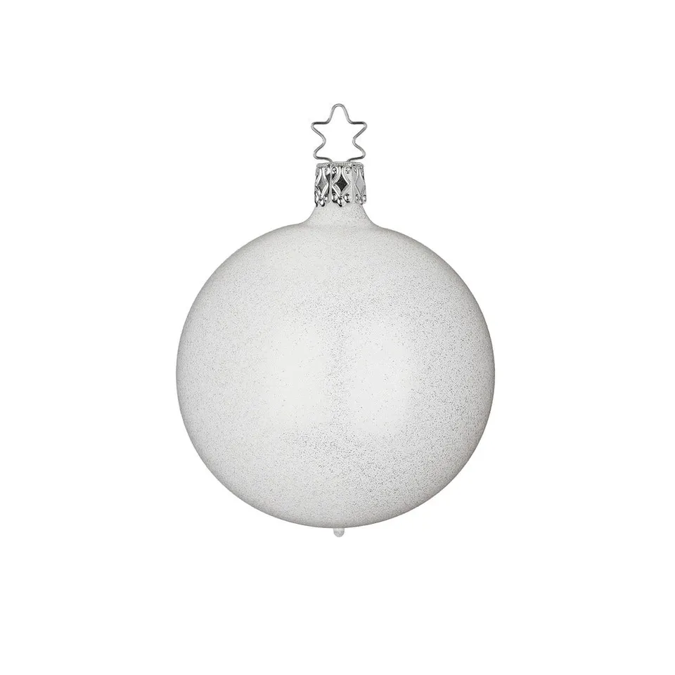 inge-glas-schneeschimmer-glas-christbaumkugel-6-cm image 1