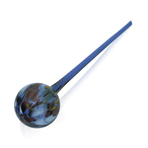 lauschaer-glas-blumendurstkugel-bew-sserungskugel-32cm-hellblau image 2
