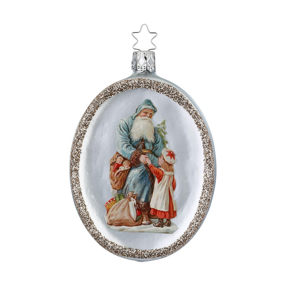 inge-glas-magische-festtage-glas-ornament-grau-11-cm image 1