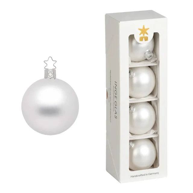 inge-glas-kugeln-wei-matt-christbaumkugel-6-cm image 1