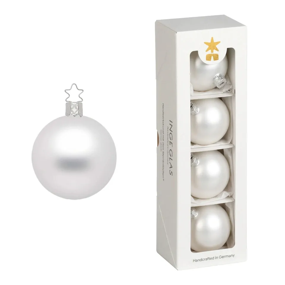 inge-glas-kugeln-wei-matt-christbaumkugel-6-cm image 1