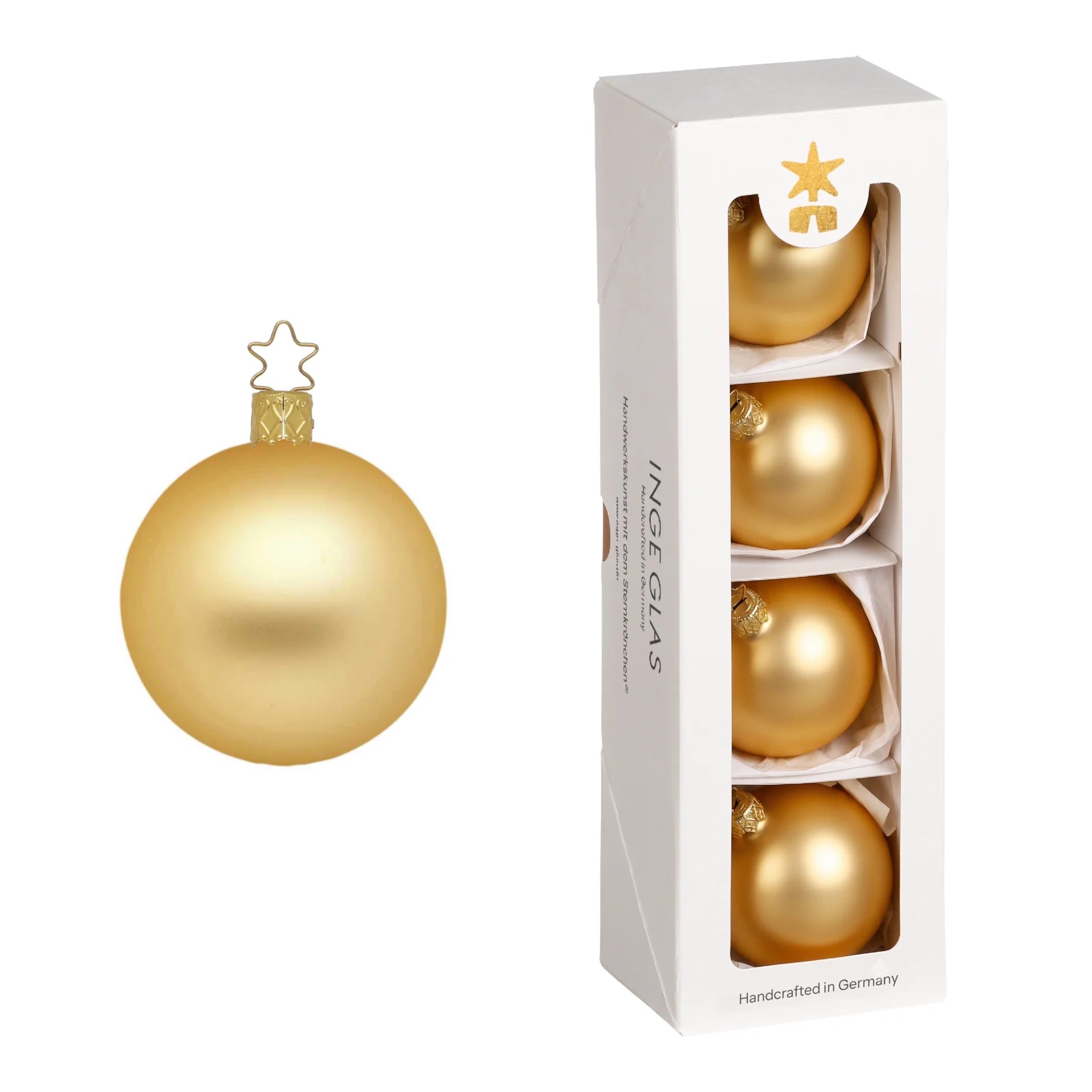 inge-glas-kugeln-inkagold-matt-christbaumkugeln-6-cm image 1