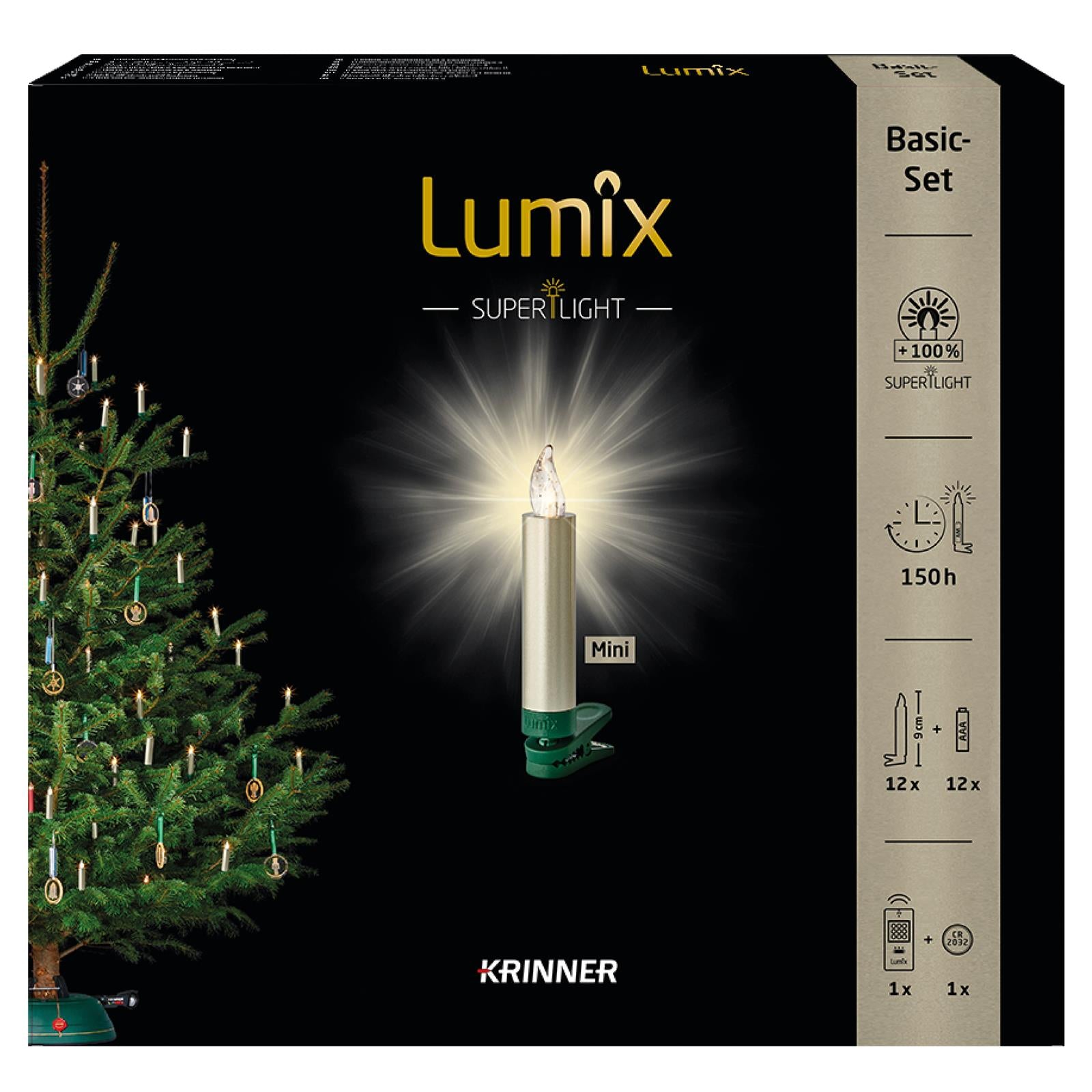 krinner-lumix-superlight-metallic-cashmere-mini-basis-led-kerzen image 1