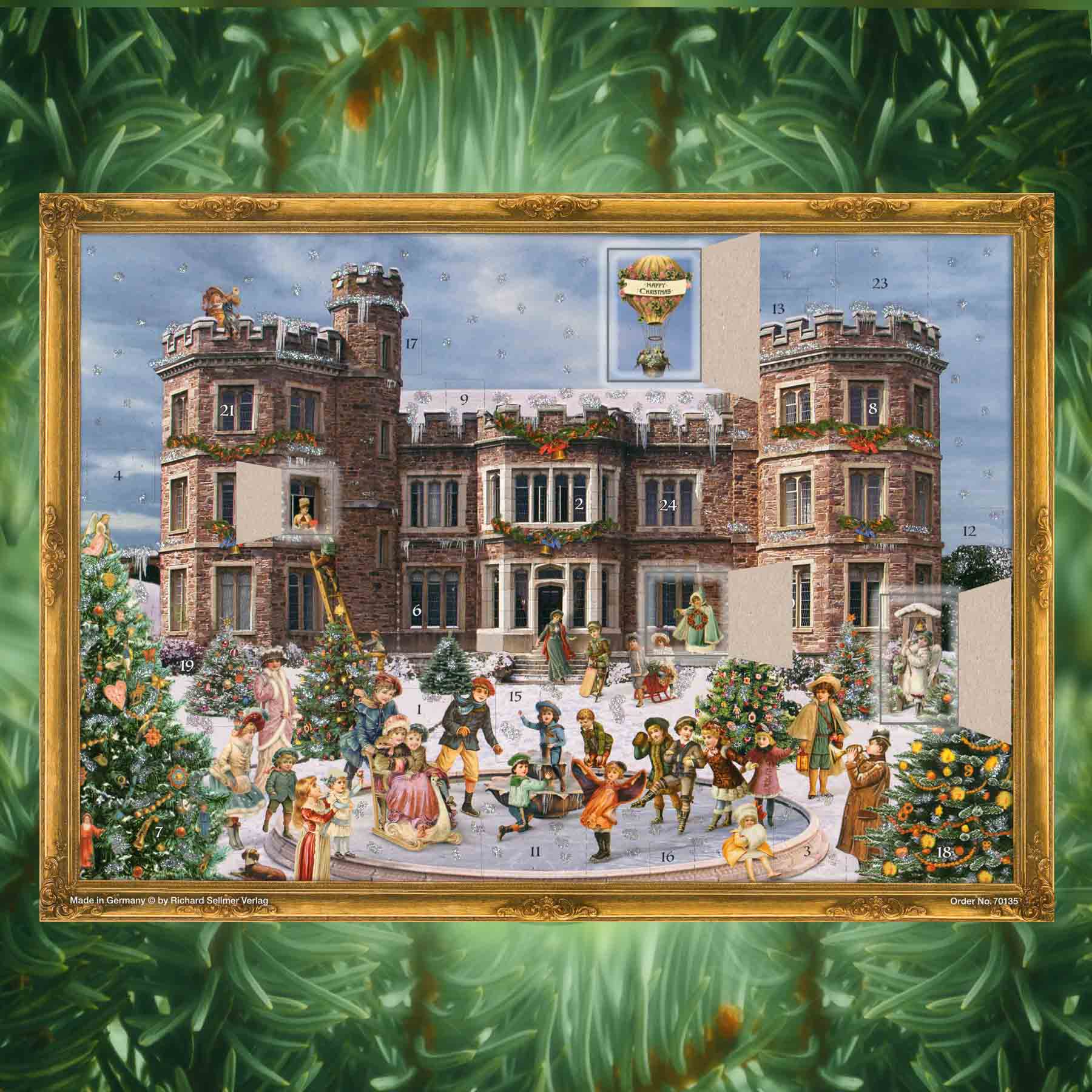 sellmer-verlag-adventskalender-viktorianisches-landschloss-gro-format image 2