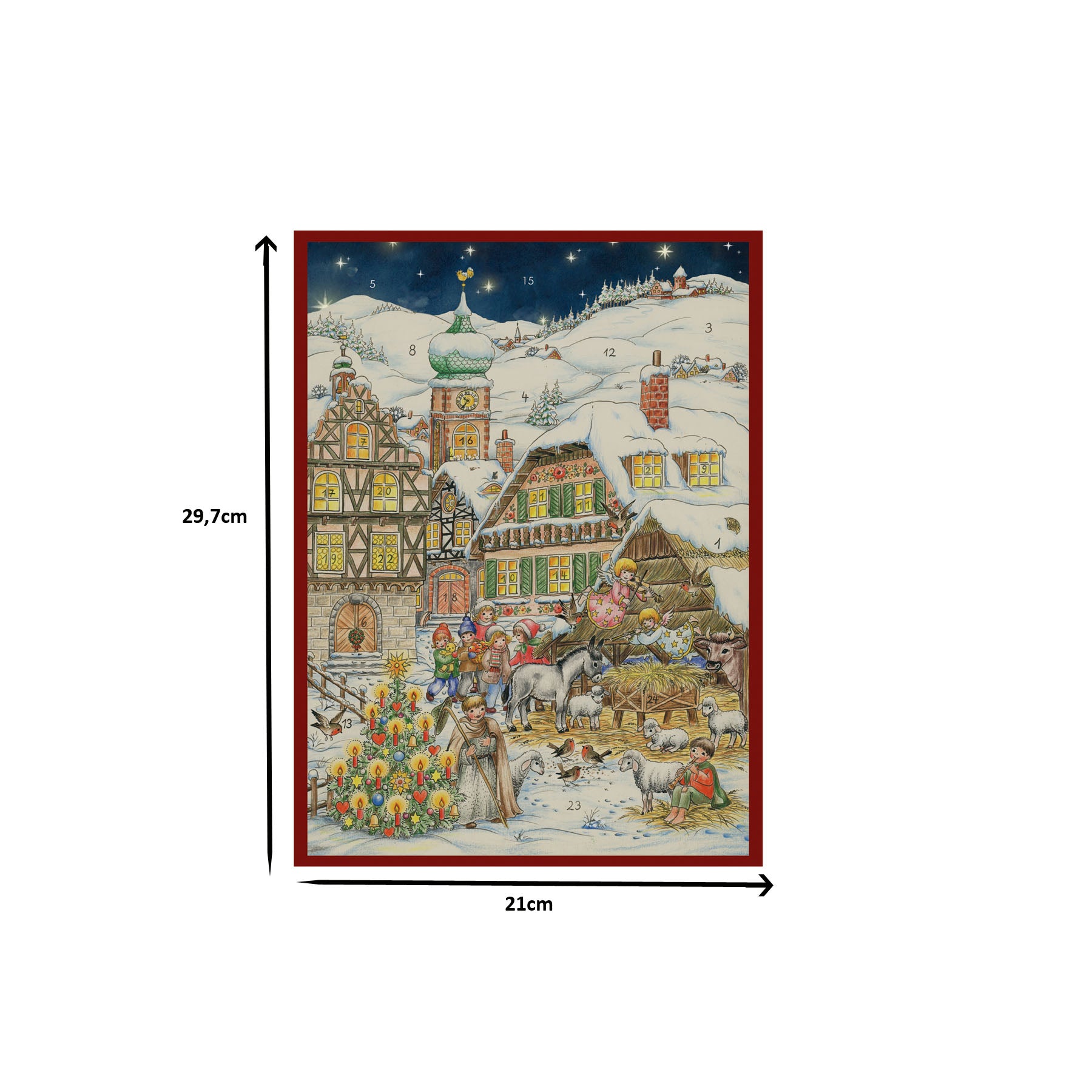 sellmer-verlag-adventskalender-a4-weihnachten-in-den-bergen-hochformat image 4